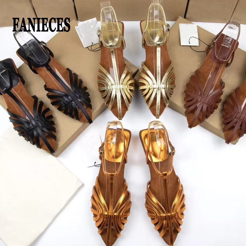Crossfit Outfit - T-riem Romeinse kruisband Slingback sandalen Dames