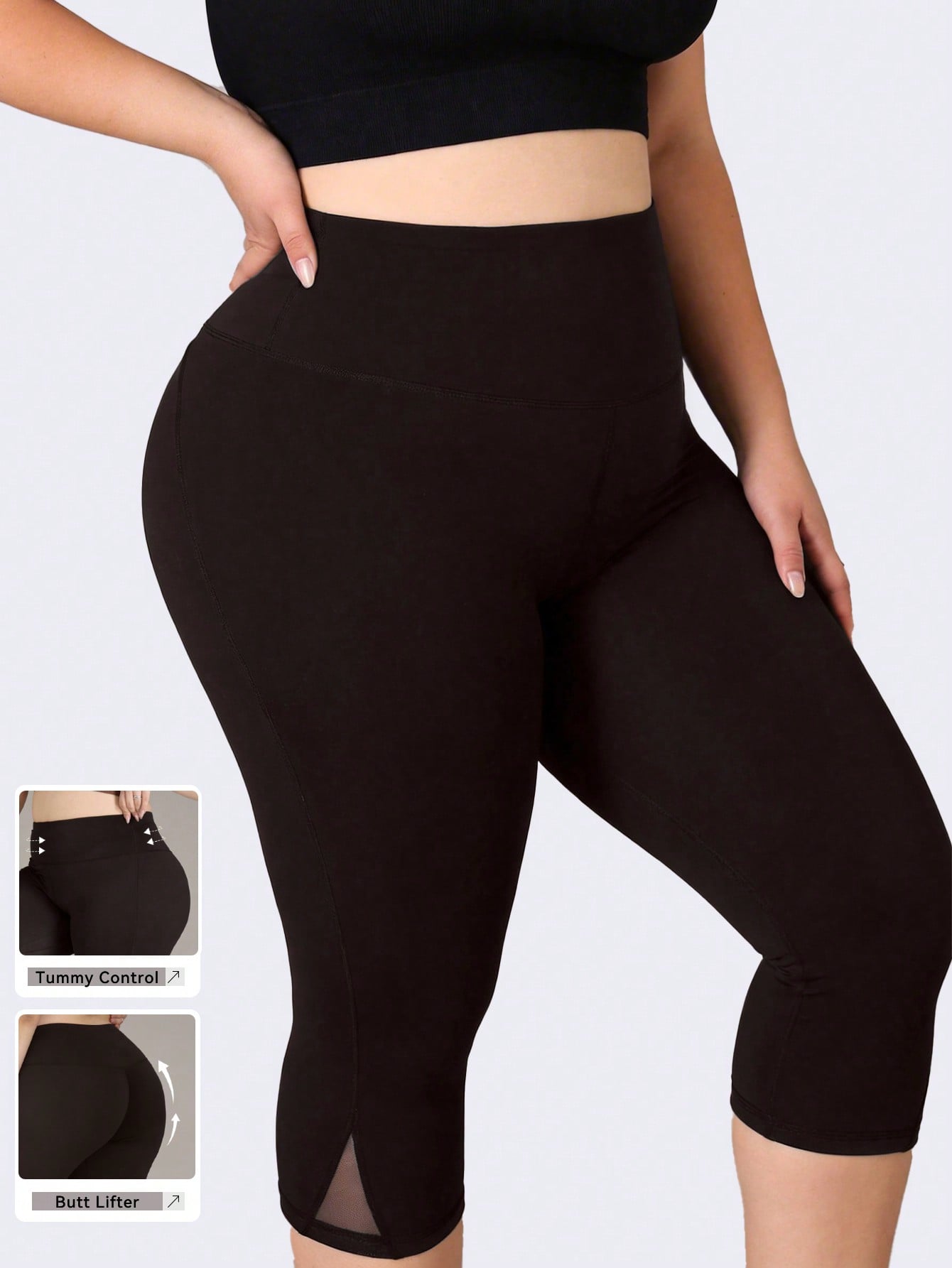 Crossfit Yoga - Plus Size Gymlegging voor Dames –