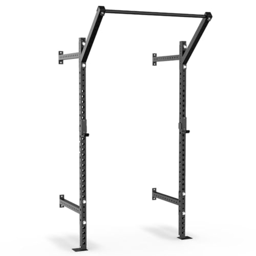 Wandgemonteerde squat rack voo - Pull Up Bar Grip recensie en prijs